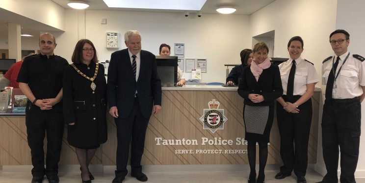 Taunton police station front desk