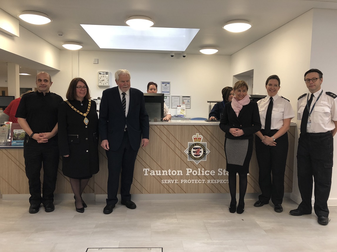 PCC officially opens new Taunton police station OPCC for Avon and
