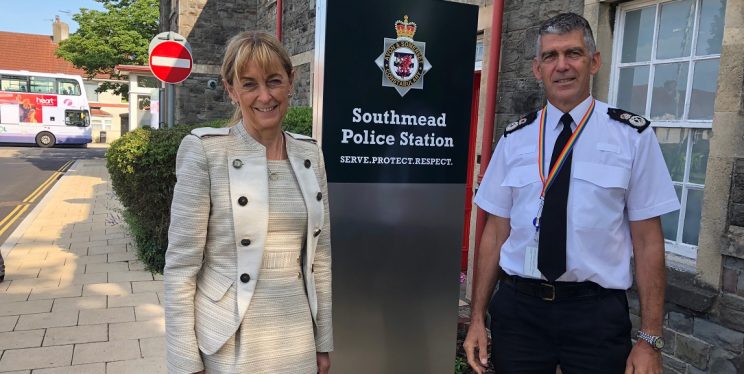 PCC Sue Mountstevens and Chief Constable Andy Marsh