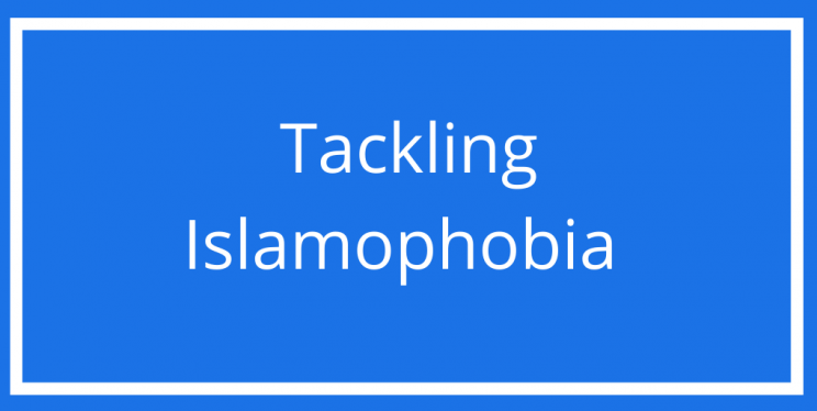 Tackling Islamophobia infographic