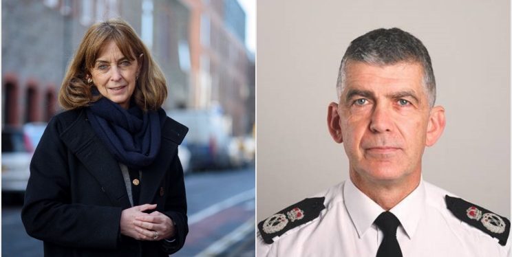 PCC Sue Mountstevens and Chief Constable Andy Marsh